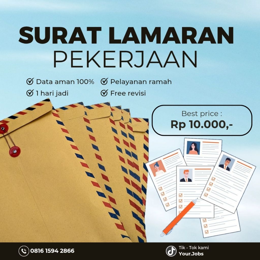 

Surat lamaran pekerjaan