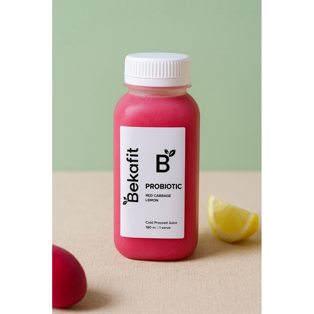 

Bekafit Probiotic Shot Cold Pressed Juice - Jus Sehat Alami