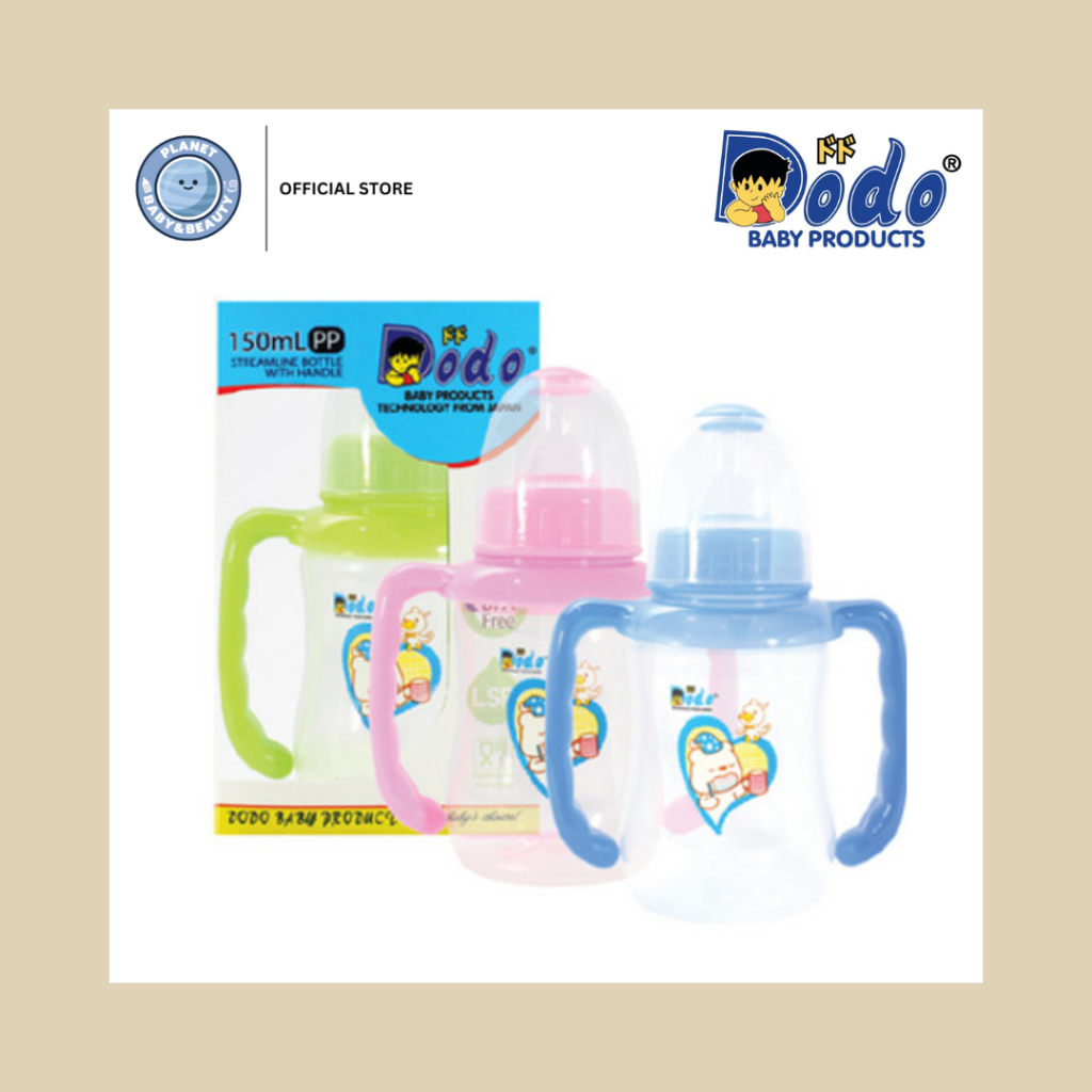 Dodo PP Streamline Handle DBP008 - Botol Susu Anak 150ml