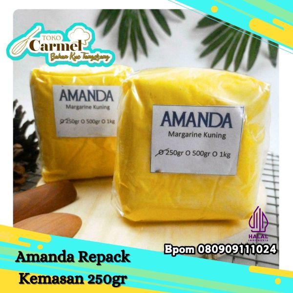 

Margarin Mentega 250gr - Blueband / Amanda / Malinda / Mother Choice / Marmila