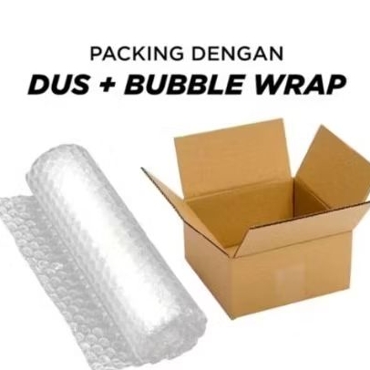 

Tambahan Dus + Bubble wrap