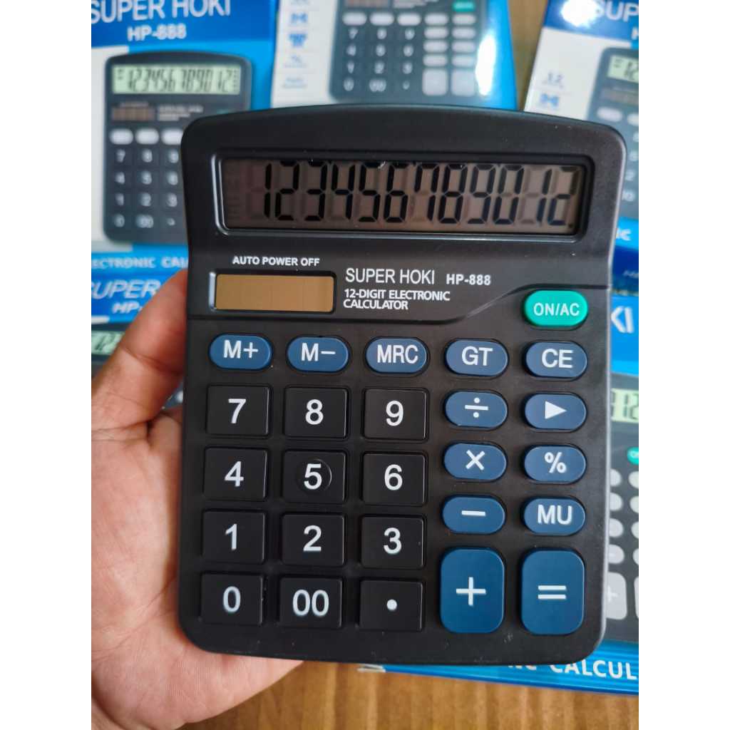 

Kalkulator Besar 12 Digit Kalkulator Dagang Usaha Warung Toko Kasir