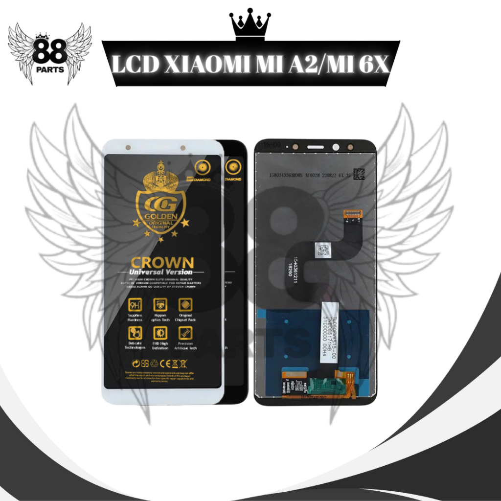 LCD XIAOMI MI 6X / XIAOMI MI A2 TOUCHSCREEN FULL SET / LCD COMPLETE ORIGINAL LCD