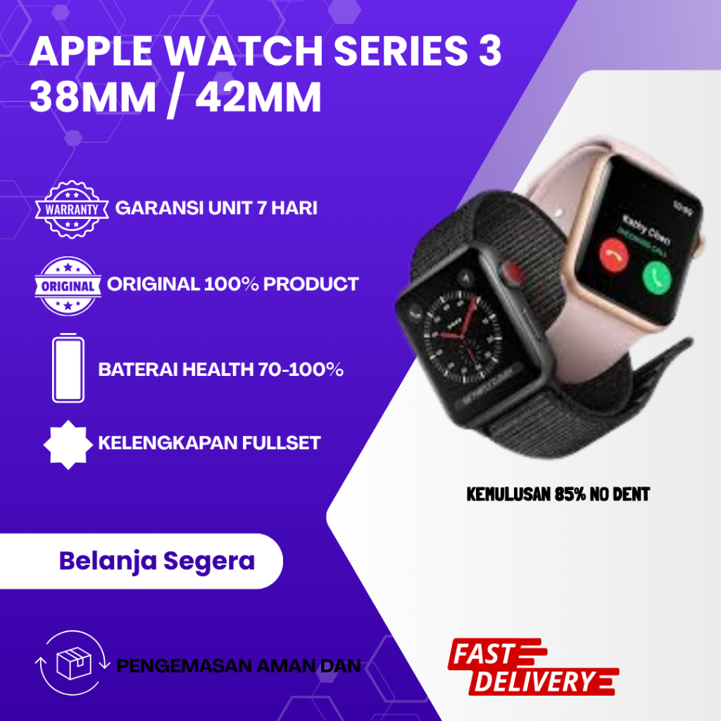 Apple Watch / iWatch Series 3 38mm 42mm Second