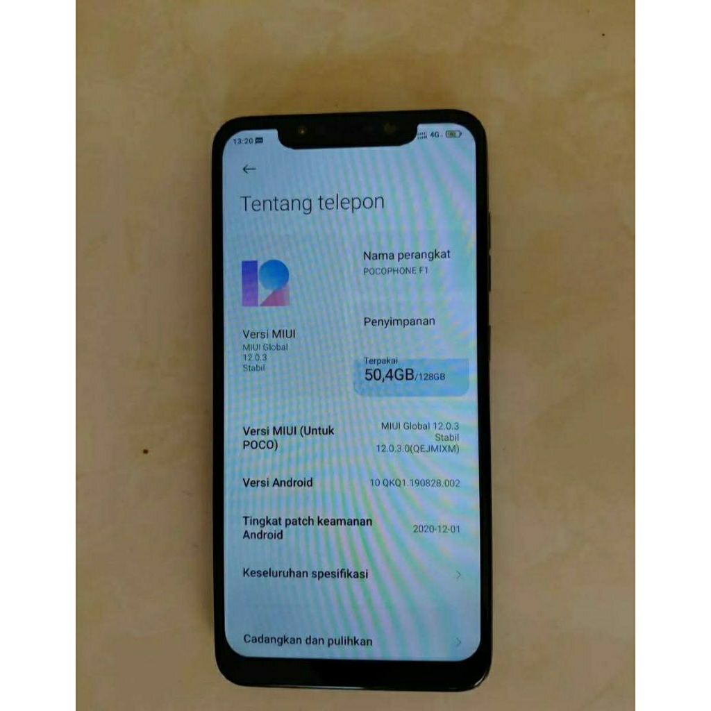 POCO F1 SECOND RAM 6/128