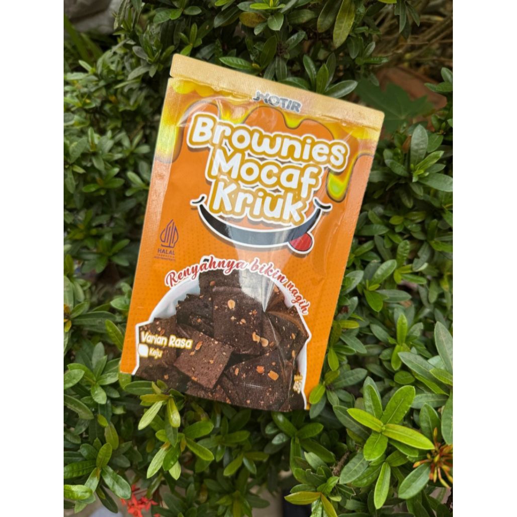 

brownies mocaf kriuk varian keju