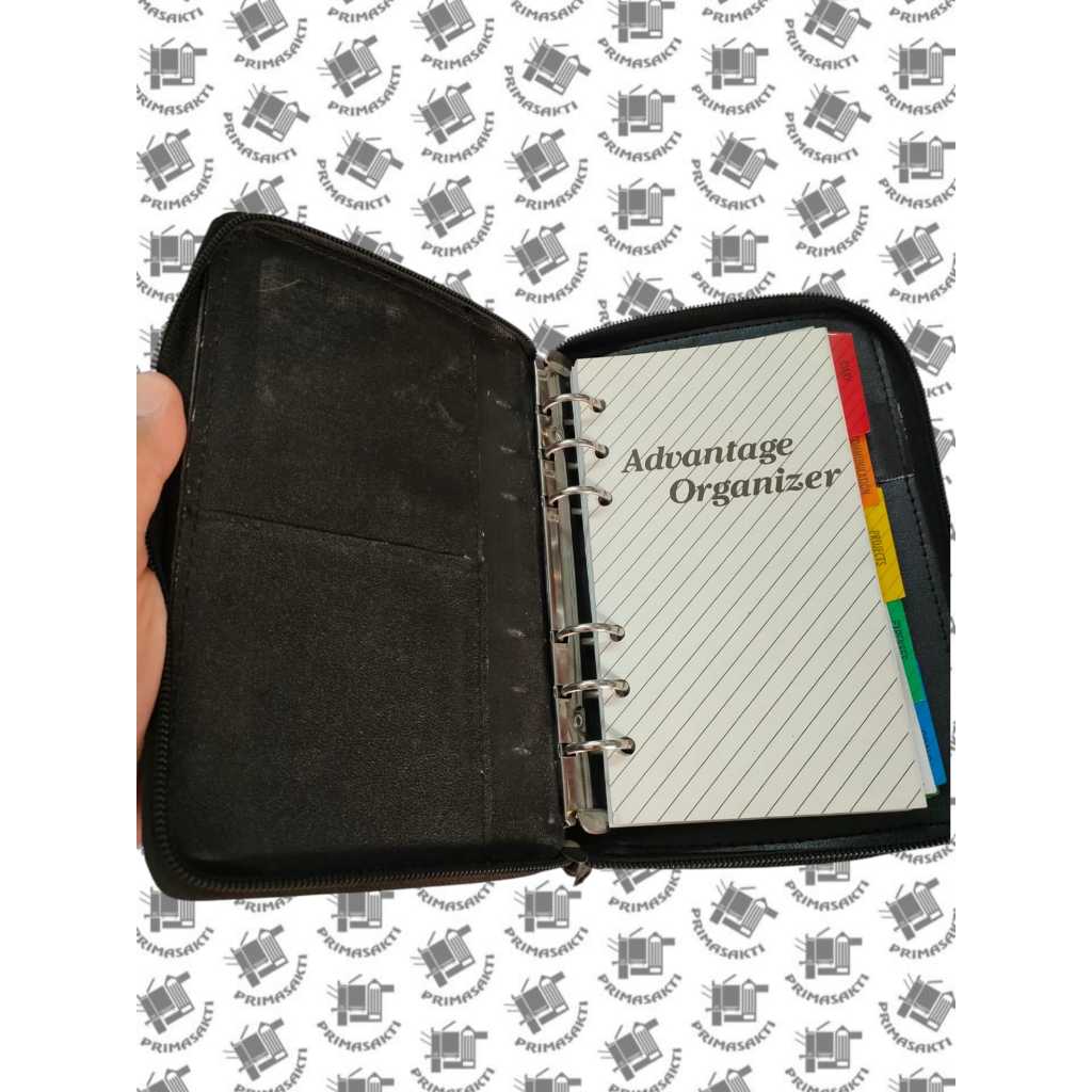 

Joyko Memo Organizer Zipper A5 (besar) kulit PU