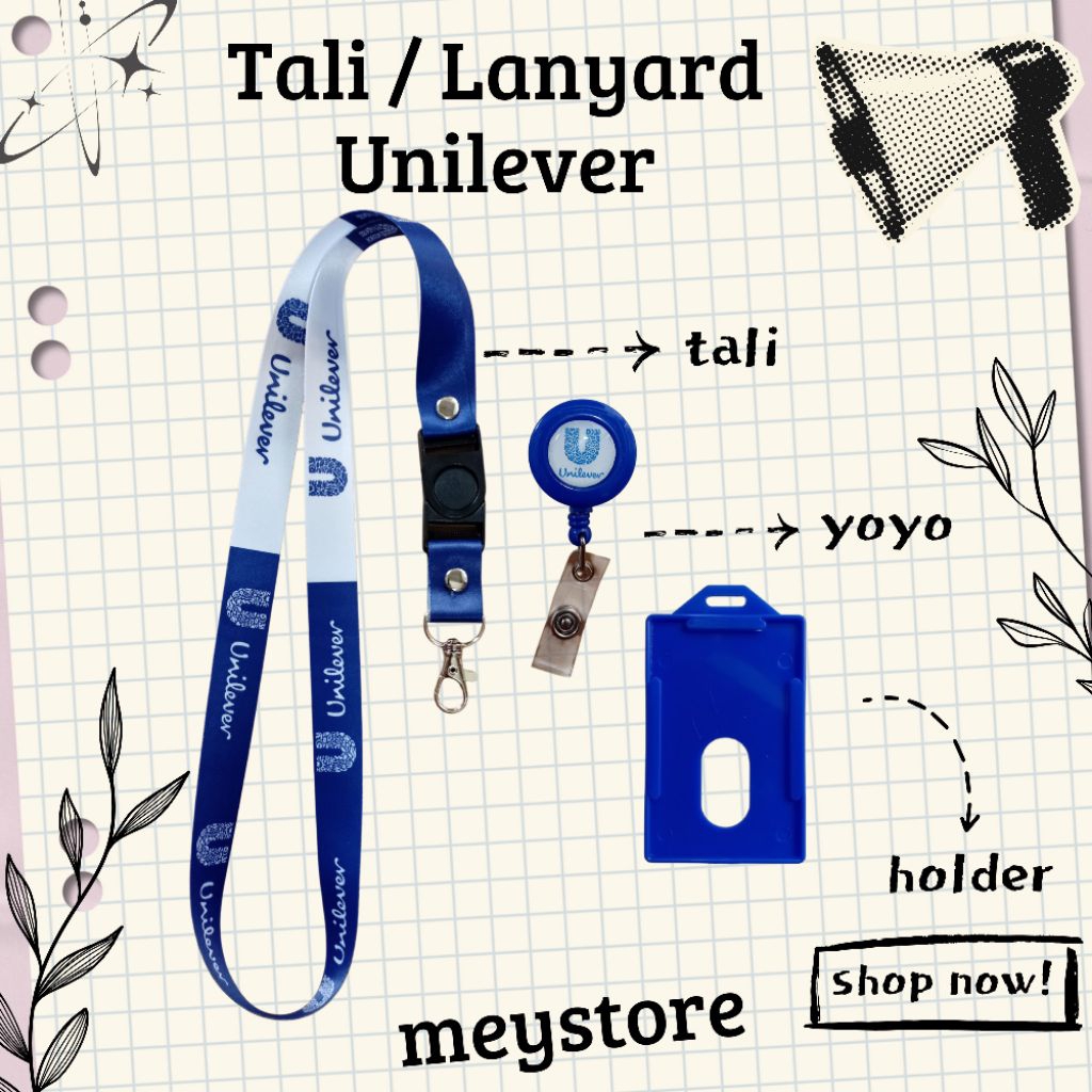 

Tali ID CARD / Lanyard UNILEVER Biasa Navy [Stock Melimpah] Termurahhh!
