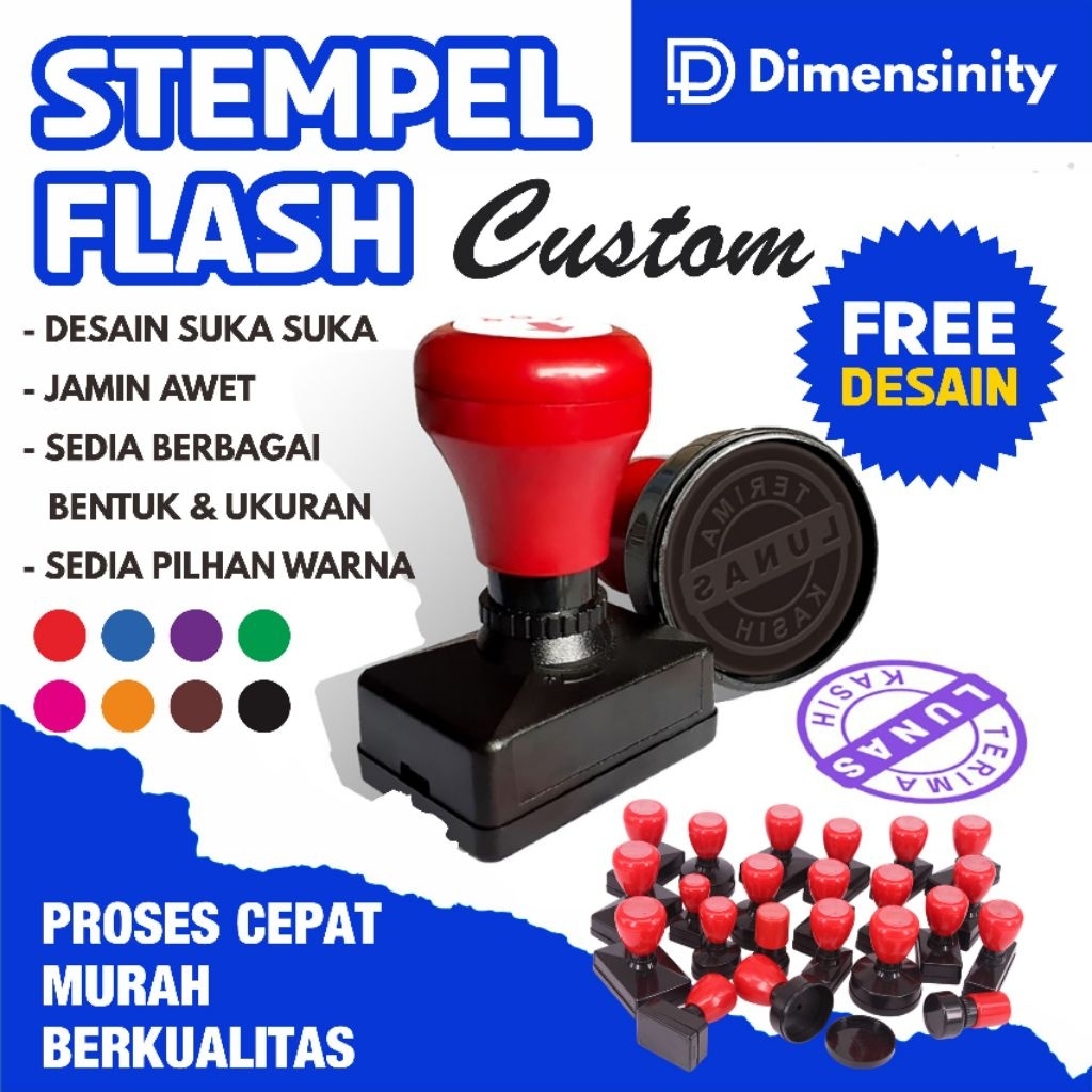

Stempel Flash Otomatis Custom Untuk Media Kertas