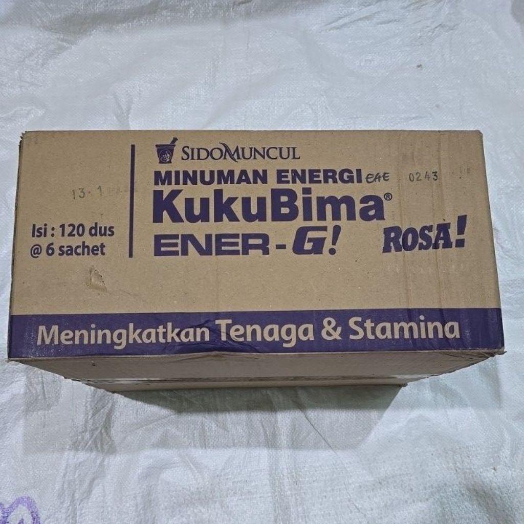 

Kuku Bima anggur 1 dus isi 12 slop x 10 kotak ( DOS )