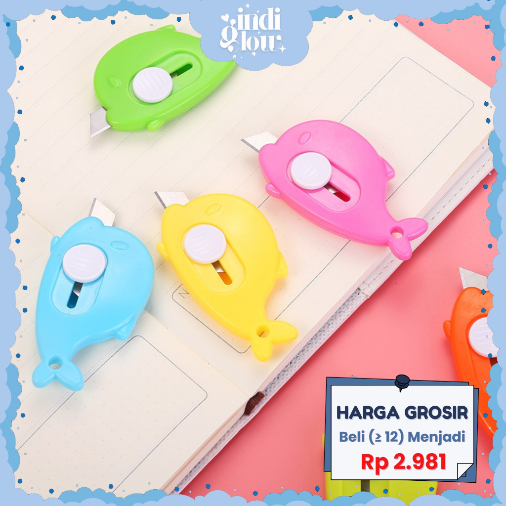 

IG Mini Cutter Portable Pisau Pemotong Kertas Pisau Untuk Unboxing Paket Serbaguna Cutter Lucu LG-17