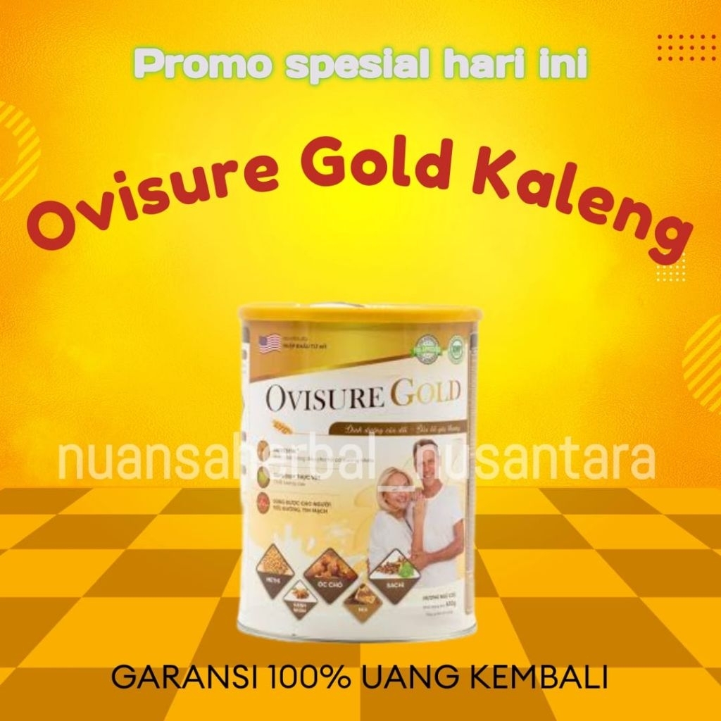 

Ovisure Gold Kemasan Kaleng Susu Kesehatan Untuk Tulang Sendi 400gram