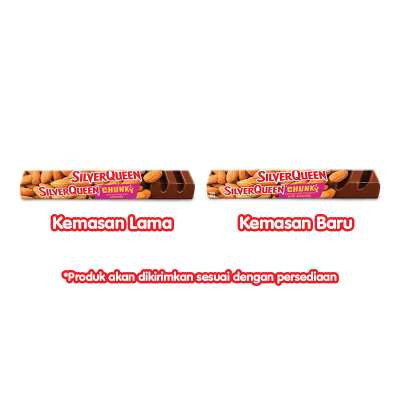 

SilverQueen Chunky Bar Cokelat Almond 85 g