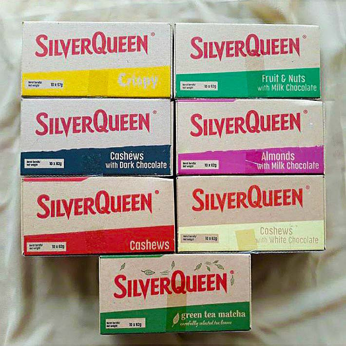 

Cokelat SILVERQUEEN Mini [1box isi 10pcs x 22gr]