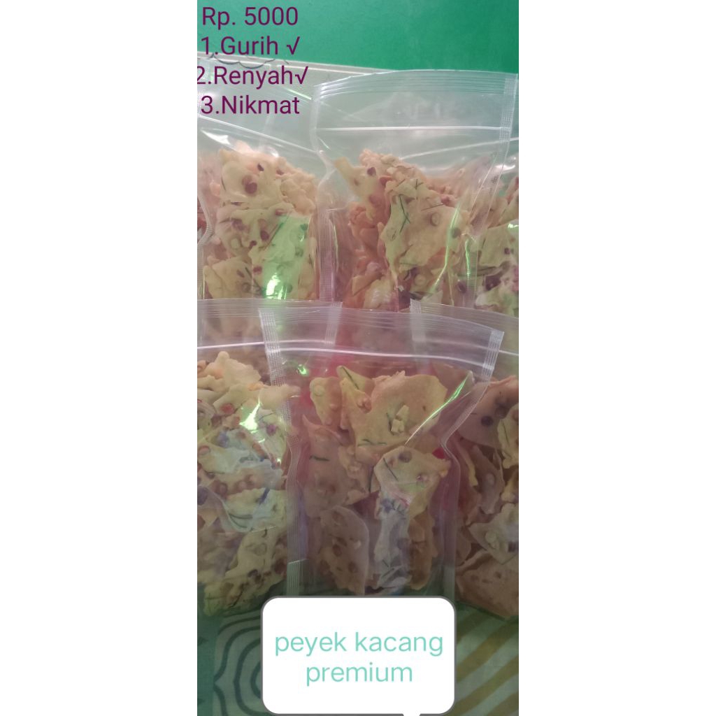 

peyek/ggreh kacang premium