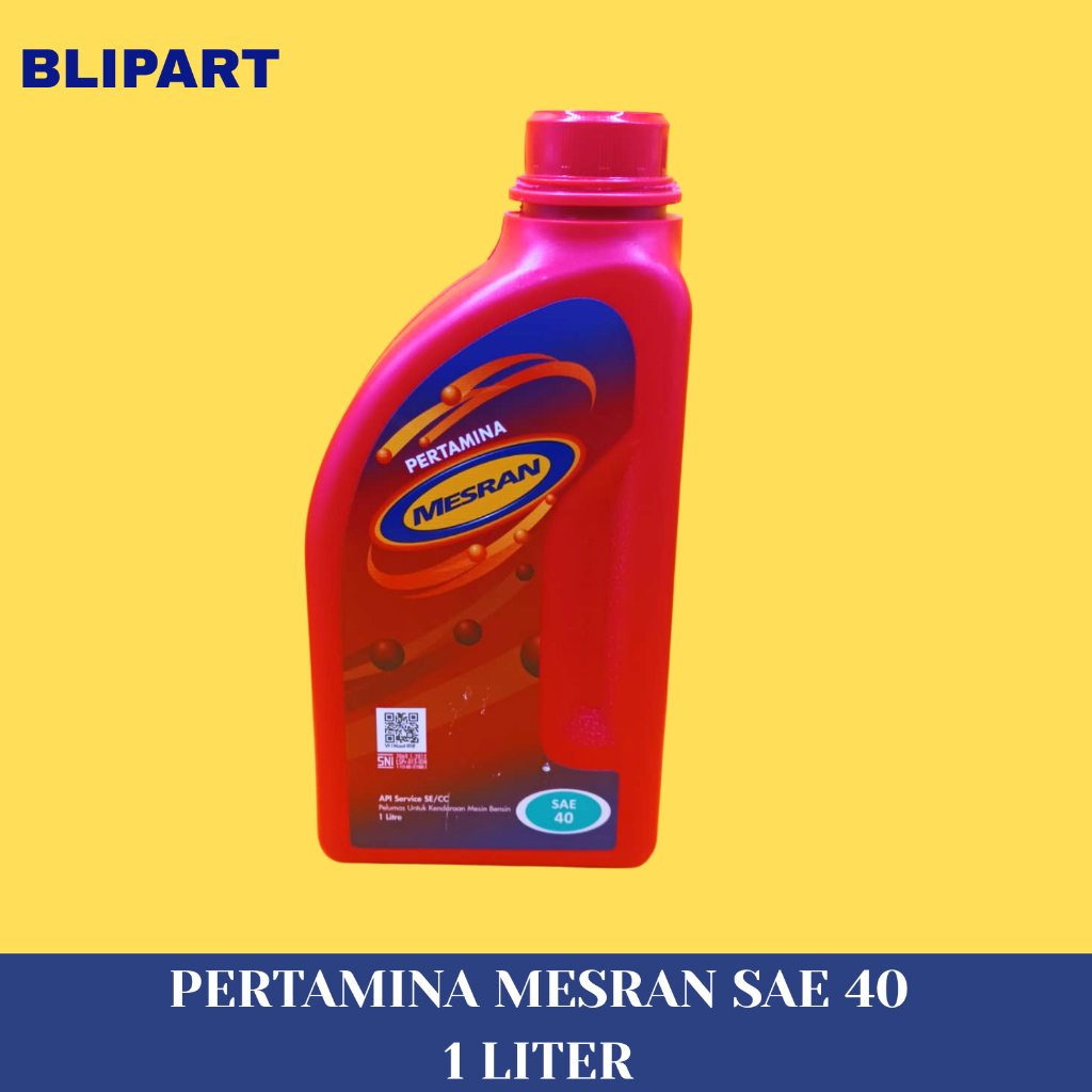 OLI PERTAMINA MESRAN SAE 40W 1 LITER