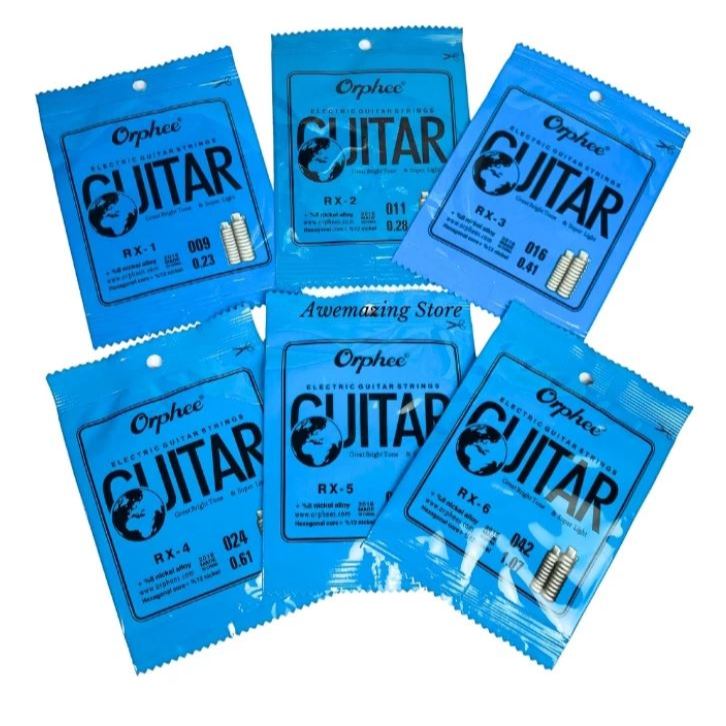 Orphee RX Single String Senar Gitar Elektrik Satuan / Orphee Senar Gitar Elektrik Satuan RX Series