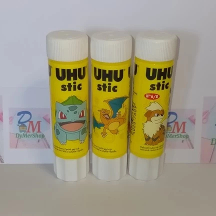 

UHU STICK Lem Perekat 8,2 gr gram kecil model putar german jerman Ori 100% Original Asli Authentic