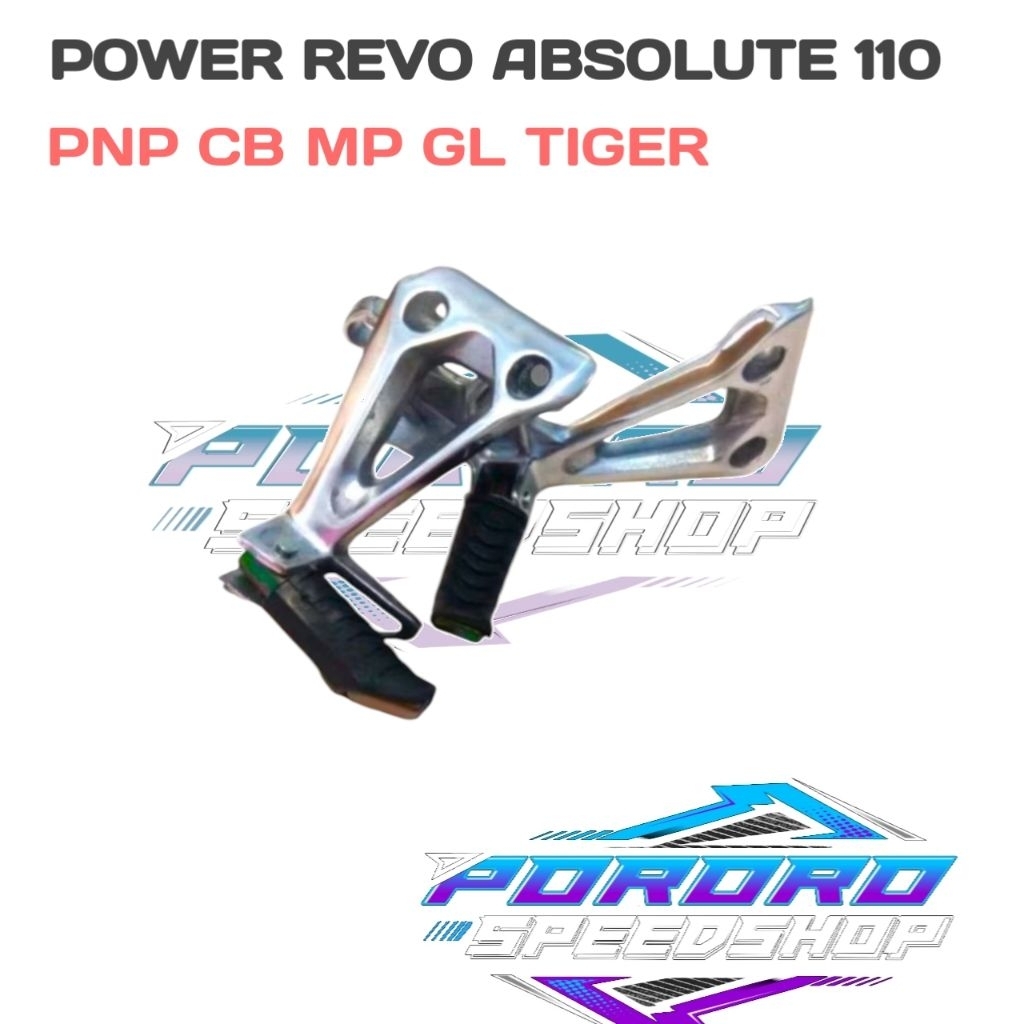PIJAKAN KAKI BELAKANG FOOSTEP POSTEP POWER HONDA REVO ABSOLUTE 110