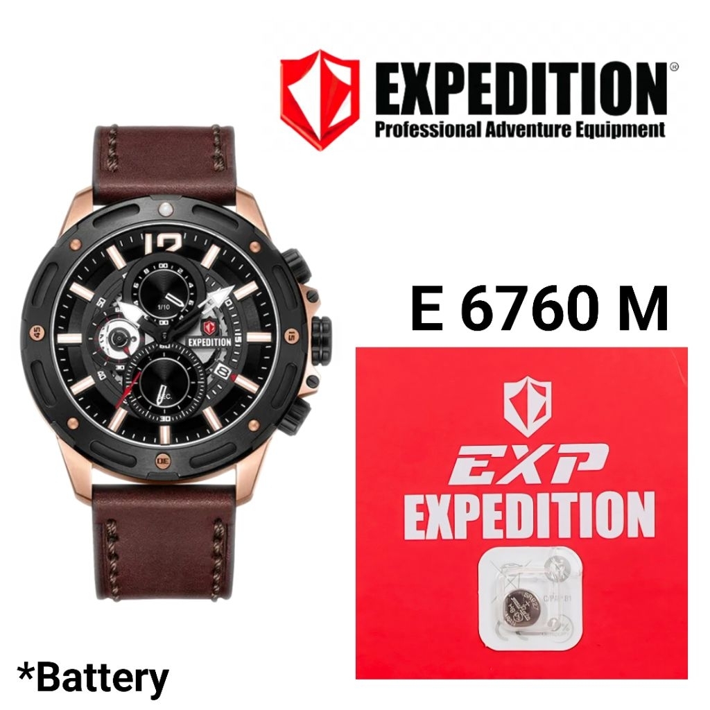 Baterai Jam Tangan  Expedition E 6760 M