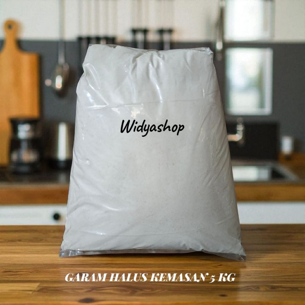 

GARAM DAPUR HALUS KEMASAN 5 KG / GARAM BERYODIUM / GAREM / GARAM
