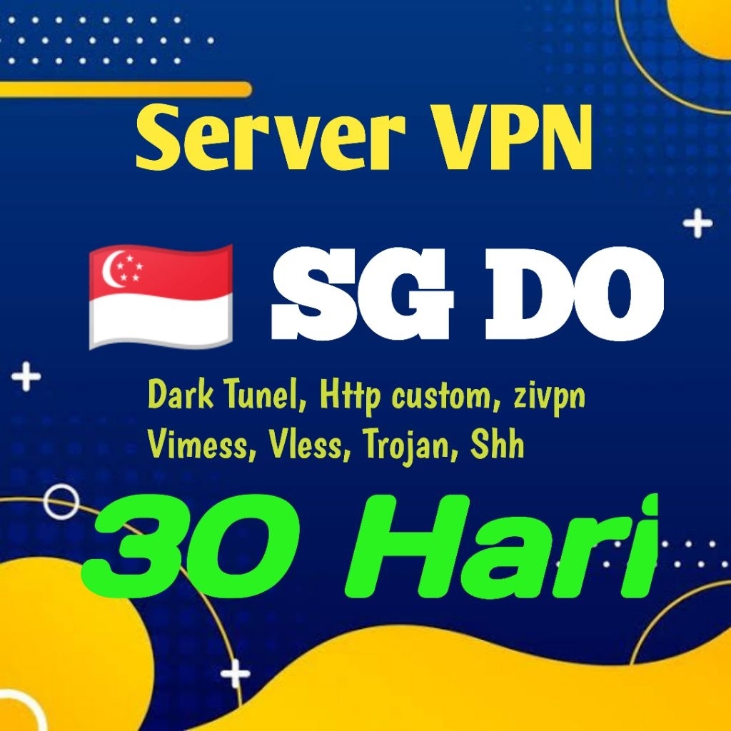 Vocer VPN SGDO Http custom 30 Hari