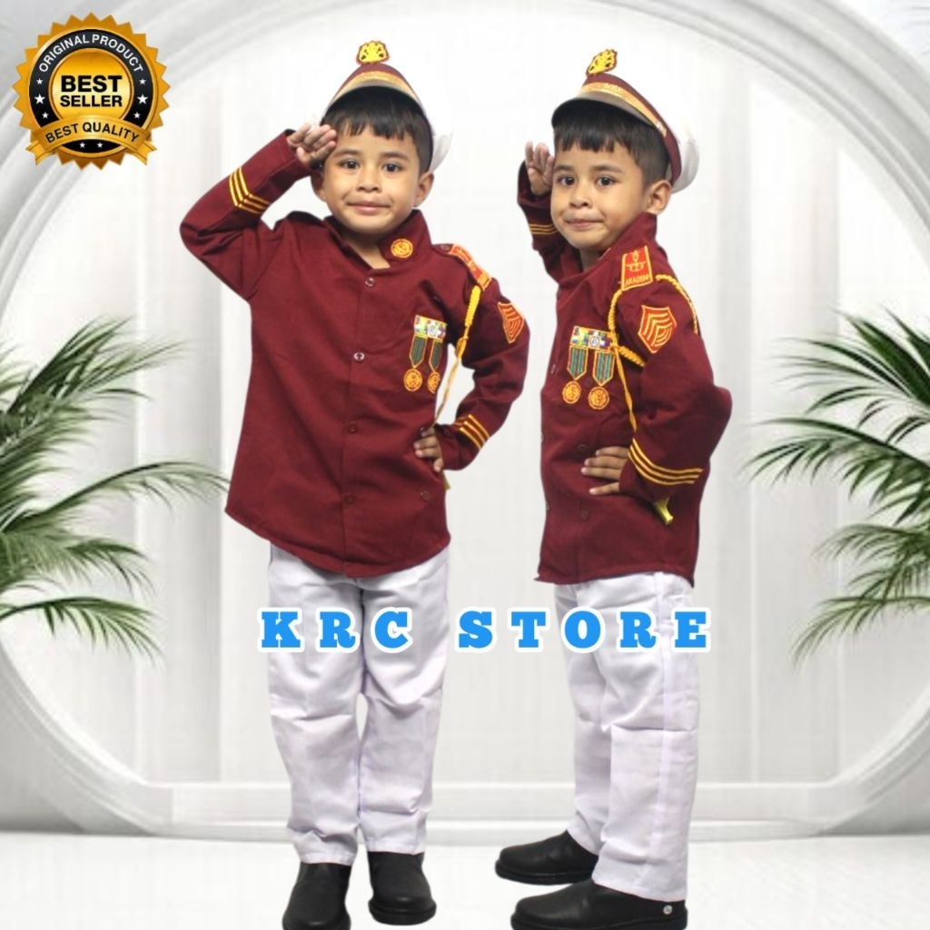 Ready Baju Akpol Anak / Baju Profesi Akpol Polisi / KOSTUM ANAK AKPOL CILIK / BAJU KARNAVAL AKPOL PO