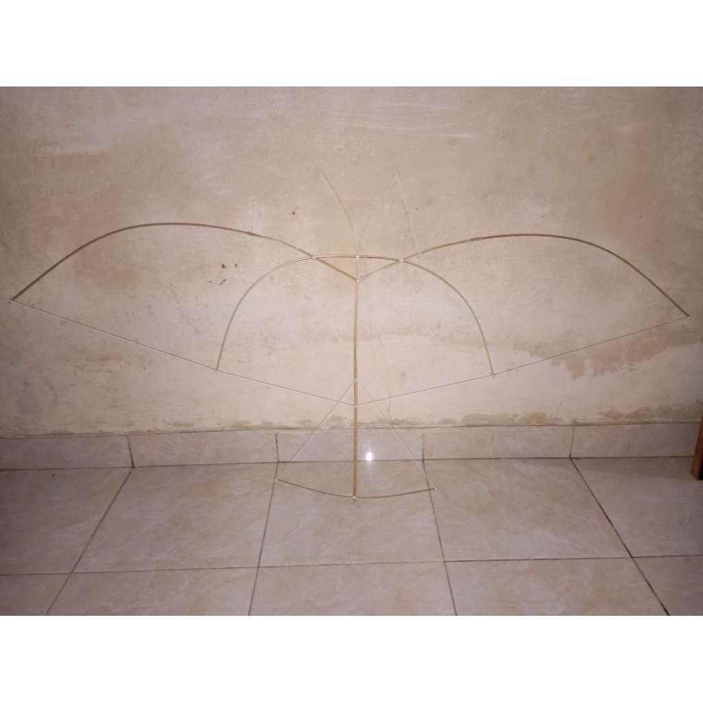 kerangka layangan celepuk kebat atau burung hantu