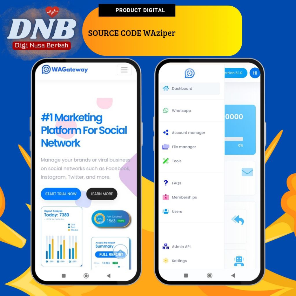 Source Code Waziper WA Api gateway