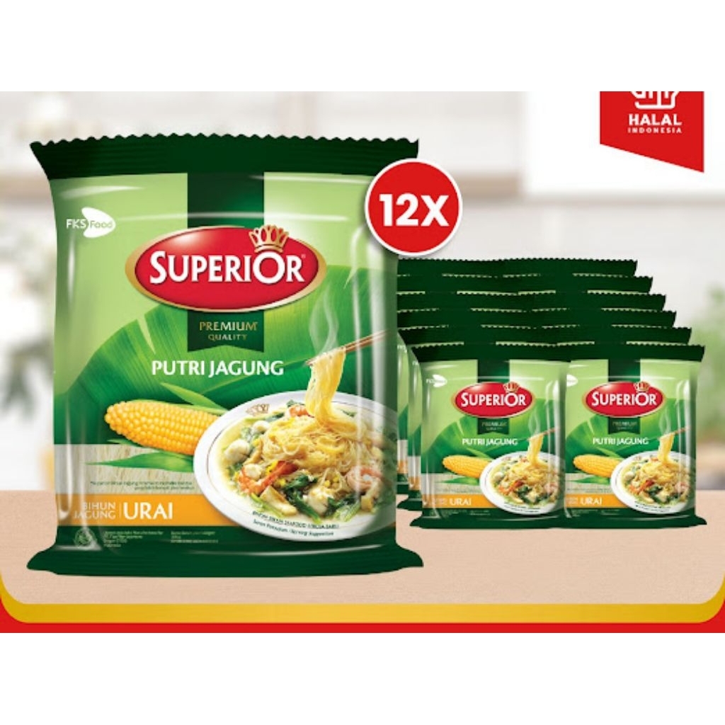 

Paket Bundling - Bihun Superior - Jagung - 12 Keping - 12pcs