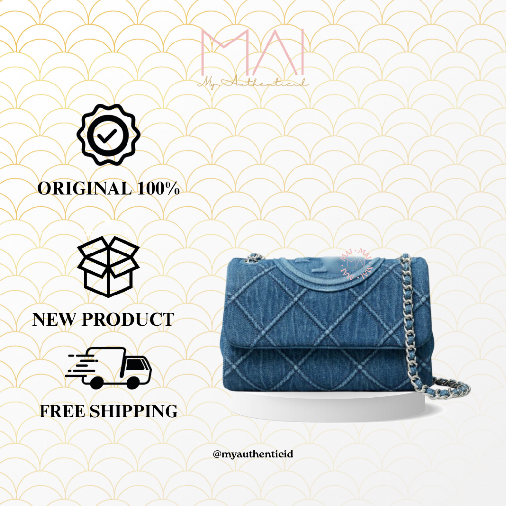 Tebe Fleming Soft Denim Small Convertible Shoulder Bag