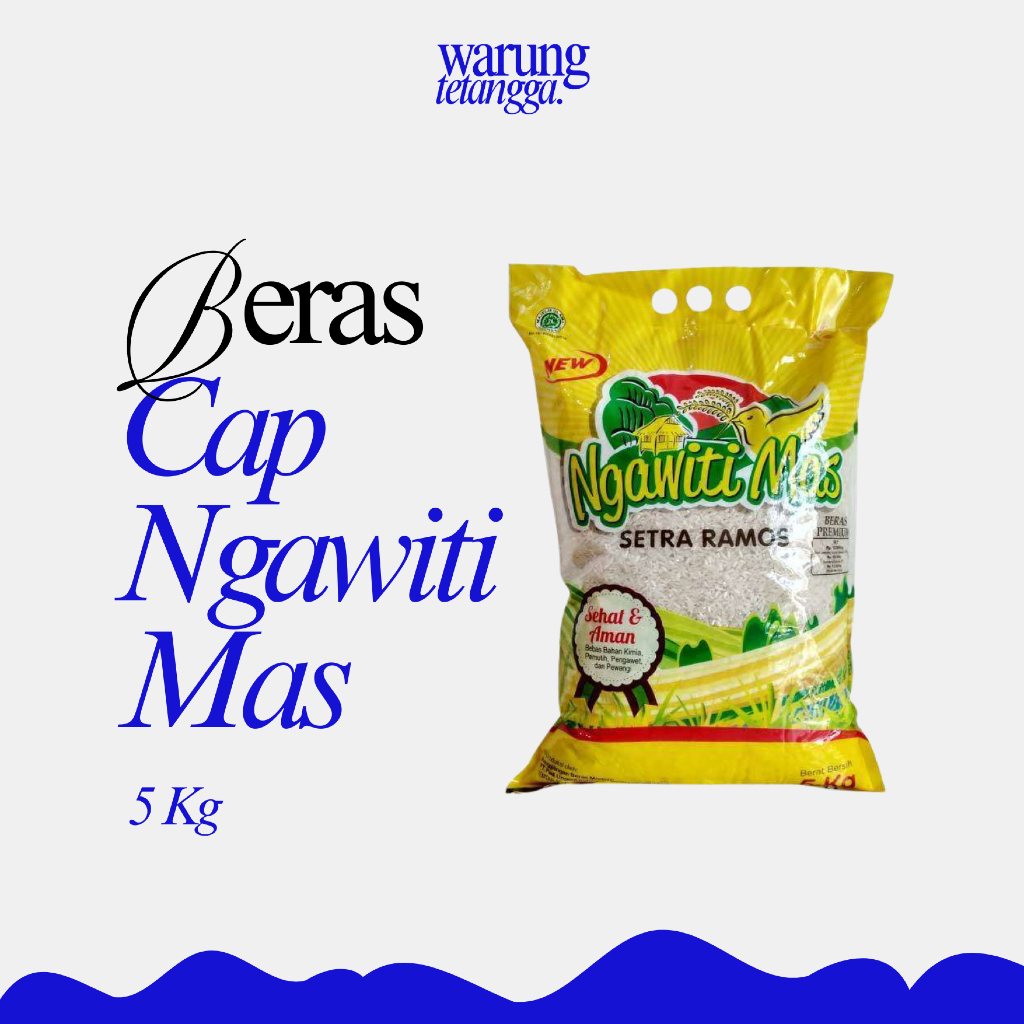 

BERAS CAP NGAWITI MAS 5KG