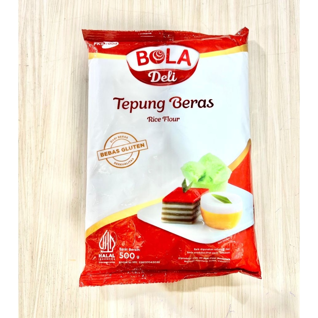 

Tepung Beras Putih Bola Deli / Rice Flour 500 gram