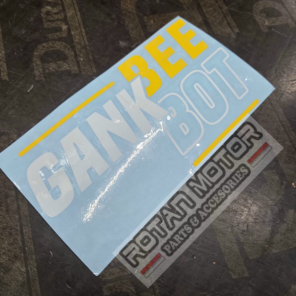 Original Sticker BeeBot / Sticker Asli Bawaan Beebot / Sticker Asli Beebot Gank Bawaan Mini Projie /