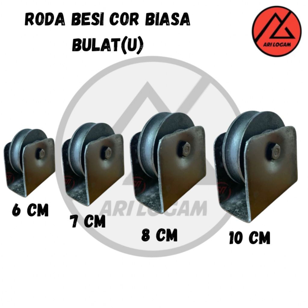 RODA PAGAR BESI COR BIASA//PINTU GERBANG//PINTU TRALIS