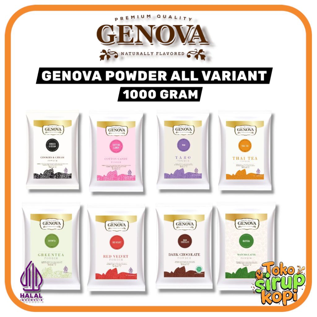 

Genova powder all variant 1kg - bubuk minuman - genova powder