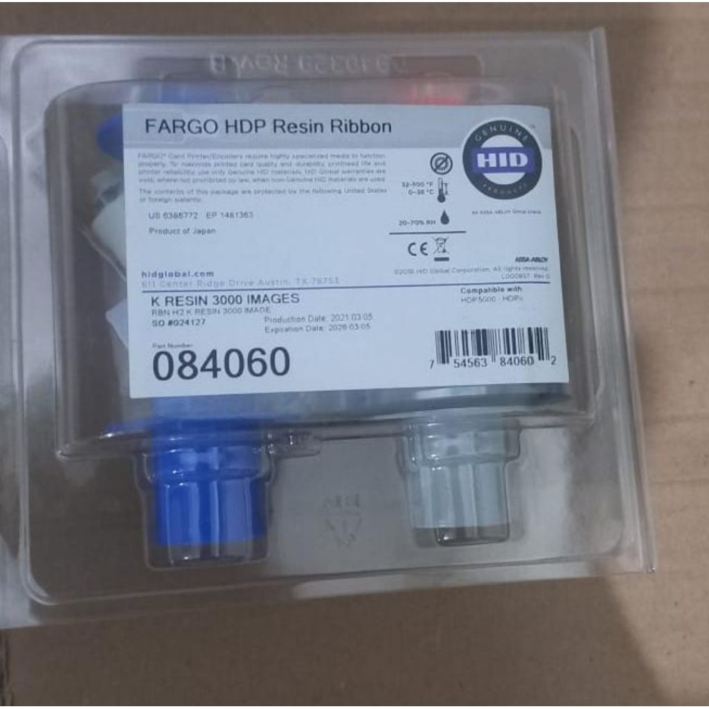 

Ribbon Fargo PN 084060 Fargo HDP RESIN Ribbon 3000 Images Original