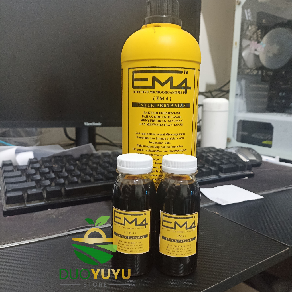 EM4 PERTANIAN - EM4 TANAMAN 100 ML- Pupuk organik fermentasi bahan pembuat kompos penyubur tanah