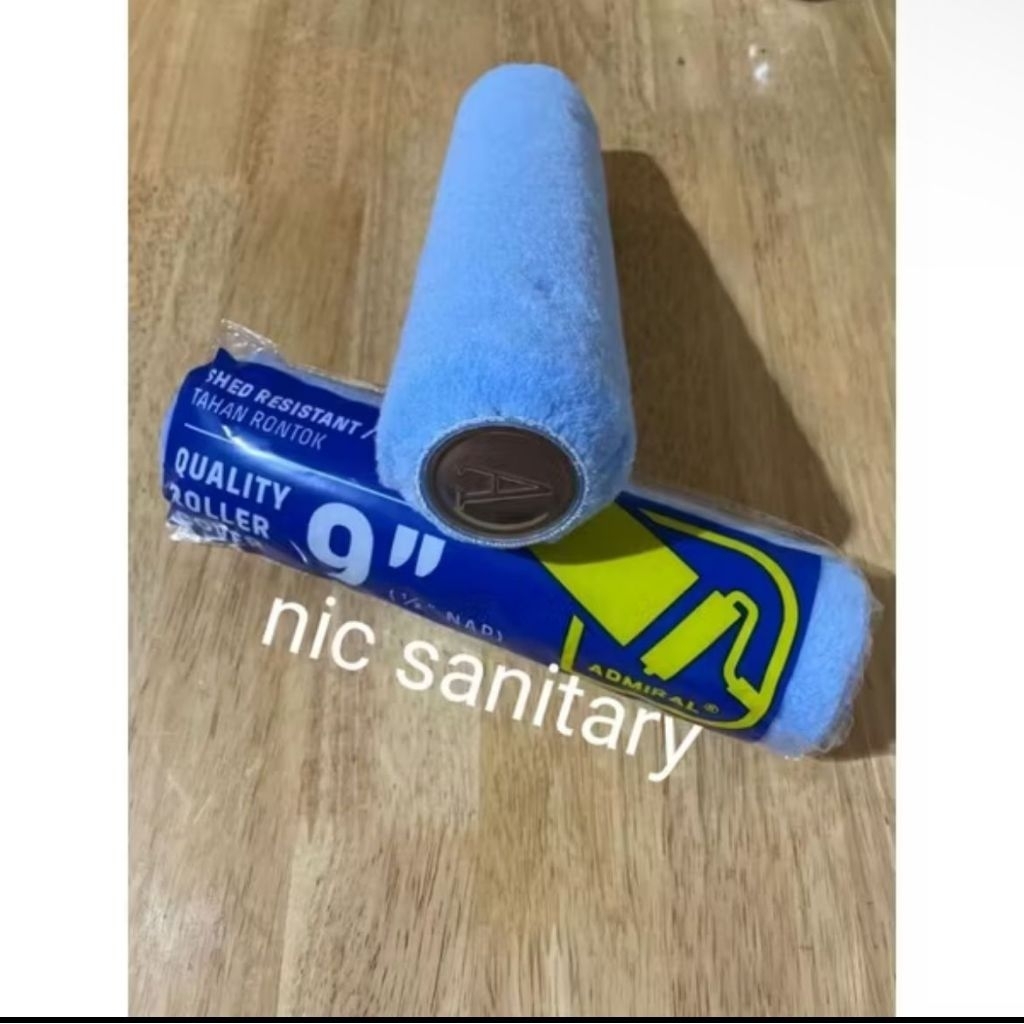 Bulu rol roll admiral 9 inch / isi roller cat / refill kuas cat tembok