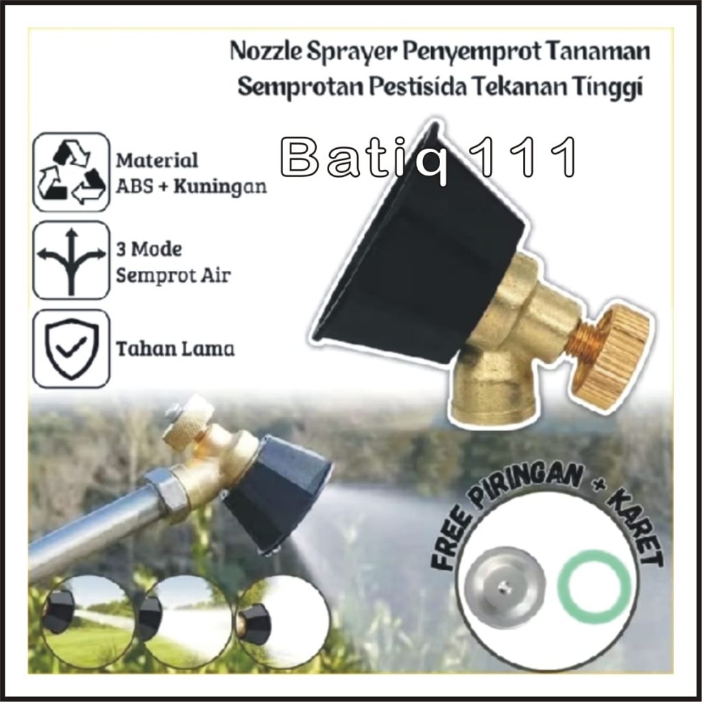 Spray Air , Kepala Semprotan , Nozzle Sprayer