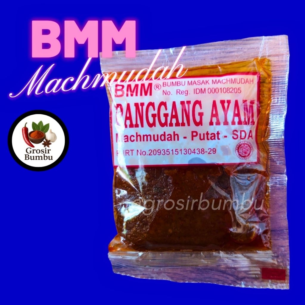 

BMM / Bumbu PANGGANG AYAM / Bumbu Masak Machmudah / Bumbu Masak Instan