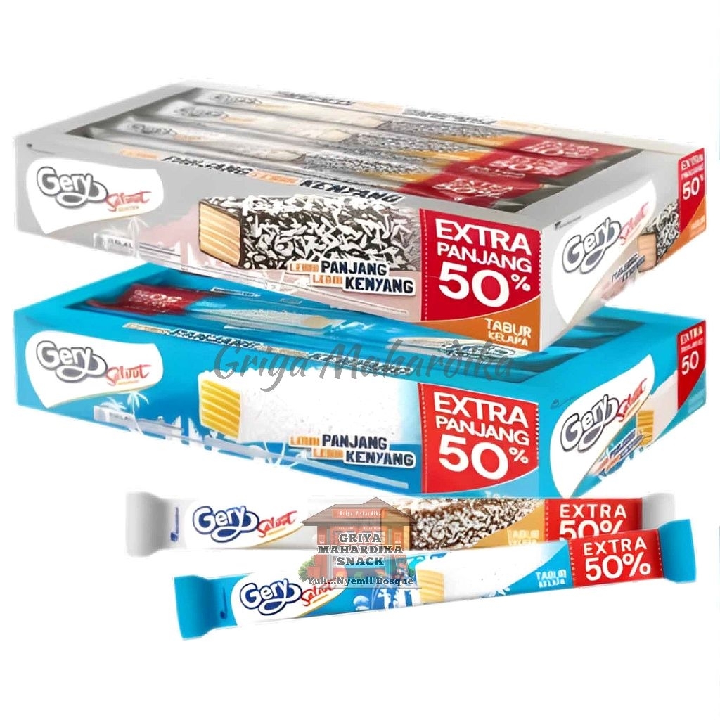 

Gery Salut Wafer Tabur Kelapa 1 Box isi 12 Pcs Snack box