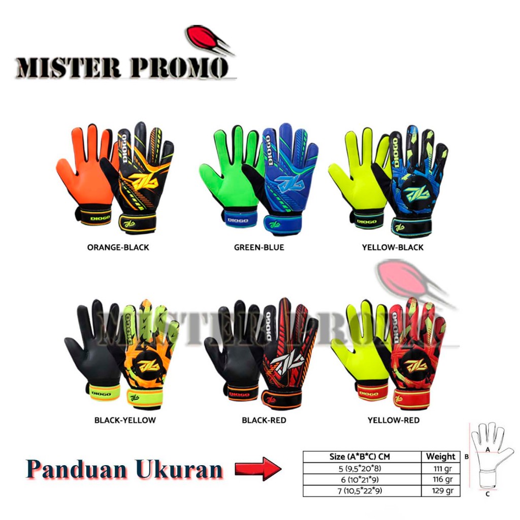 Sarung Tangan Kiper Glove Anak QUILMES JR Original