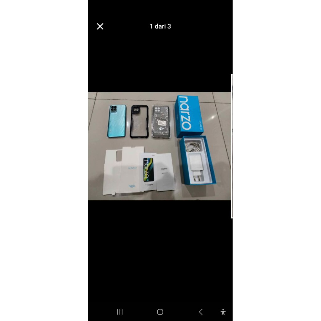 hp second realme narzo RAM 4/64, like new fulset