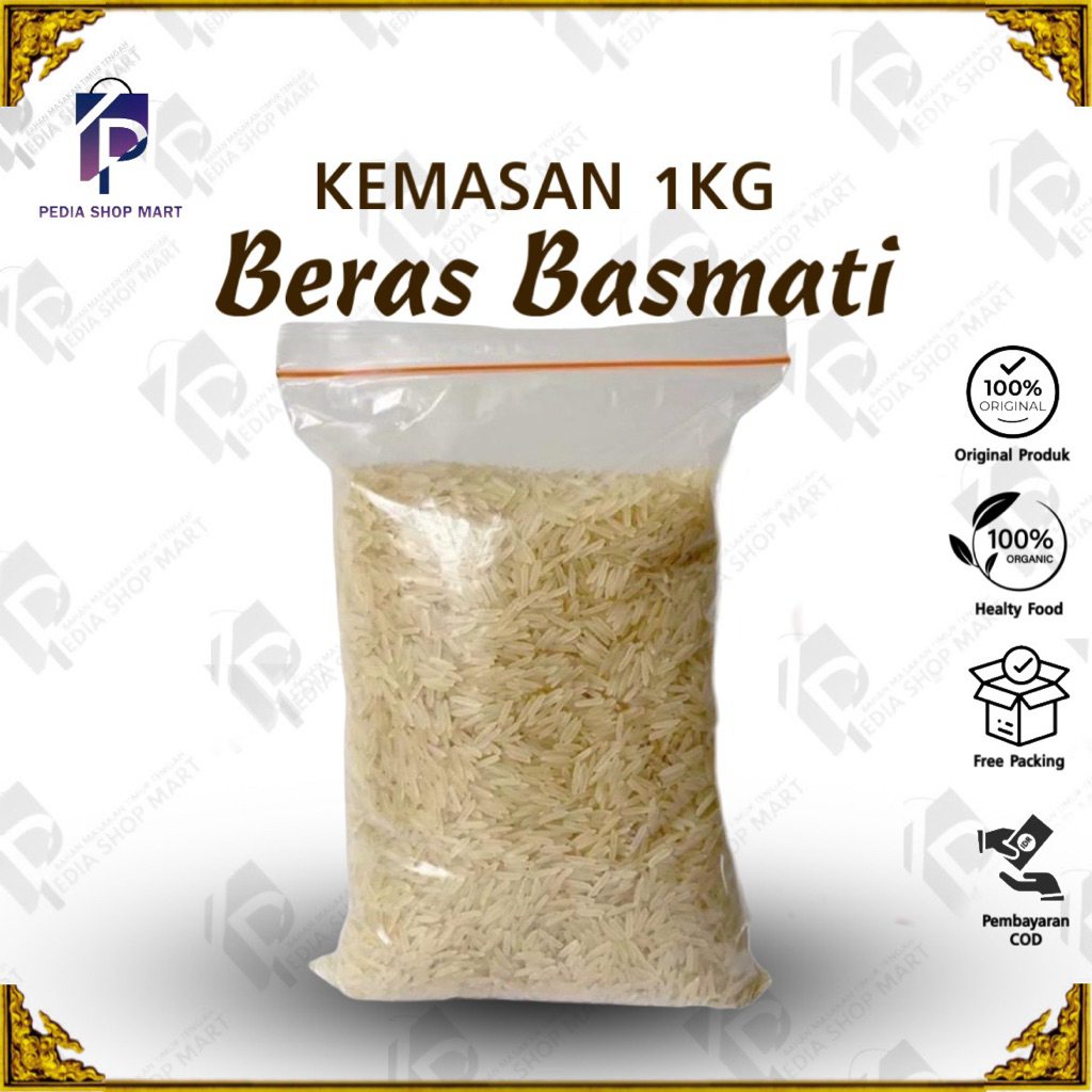 

TERMURAH Beras Basmati Original Import India 1kg