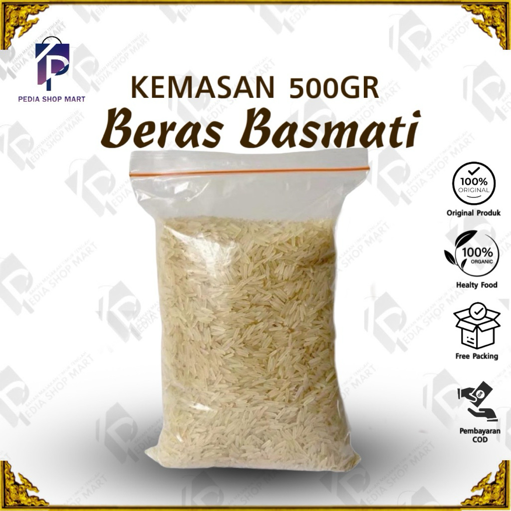 

GRATIS ONGKIR !!! Beras Basmati Punjab Kingg Extra Long 500gr rice