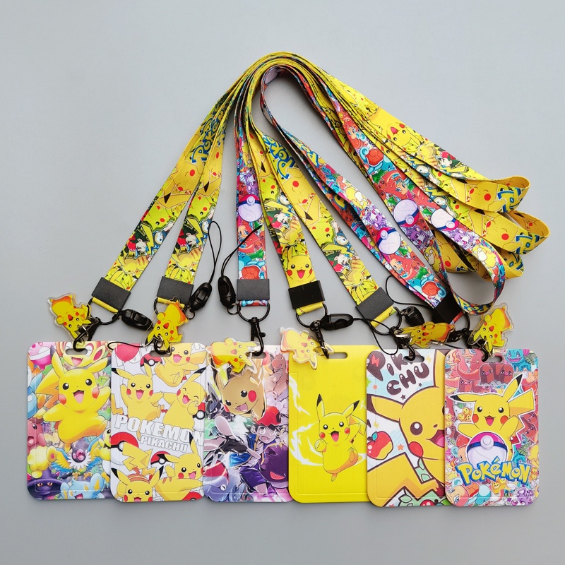 

Lanyard Pikachu Anime – Card Holder Dorong Geser Hard Case + Tali Gantung, Cocok untuk Kartu Sekolah & Transportasi