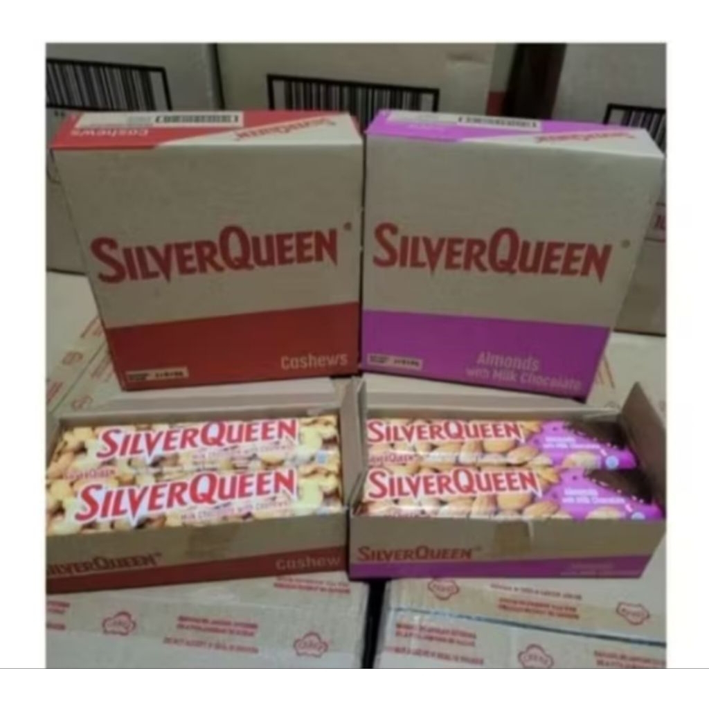 

COKLAT SILVERQUEEN 1 BOX ISI 10 PCS BERAT @55GR