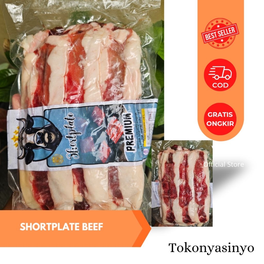 

SHORTPLATE FULL SLICE 500GR | DAGING SAPI SLICE | BEEF SLICE