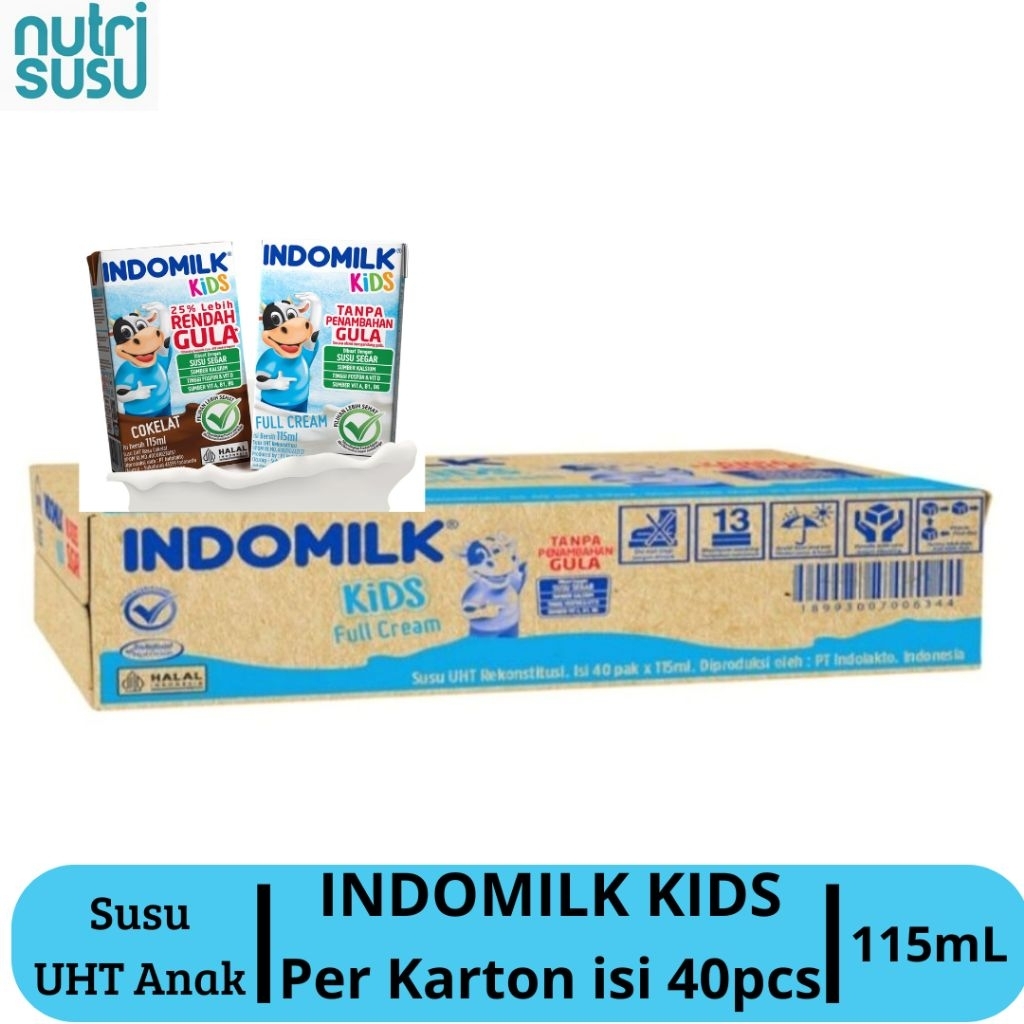 

Susu UHT Indomilk KIDS 115mL